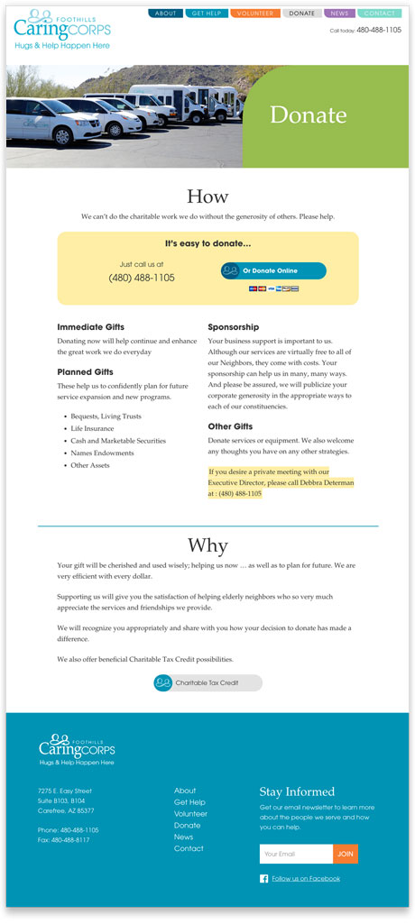 Foothills Caring Corps Website Donate Foothills Caring Corps Website Donate