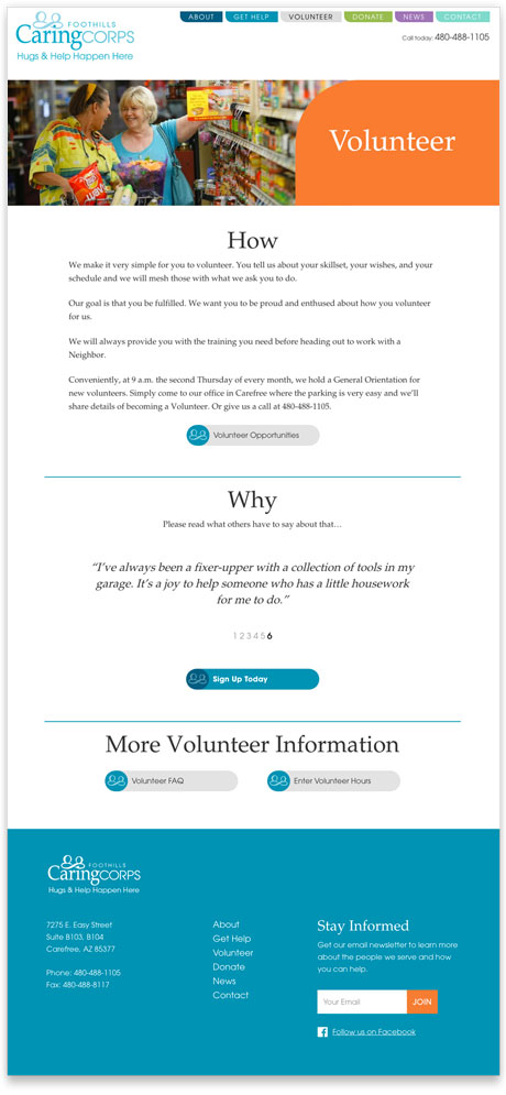 Foothills Caring Corps Website Volunteer Foothills Caring Corps Website Volunteer