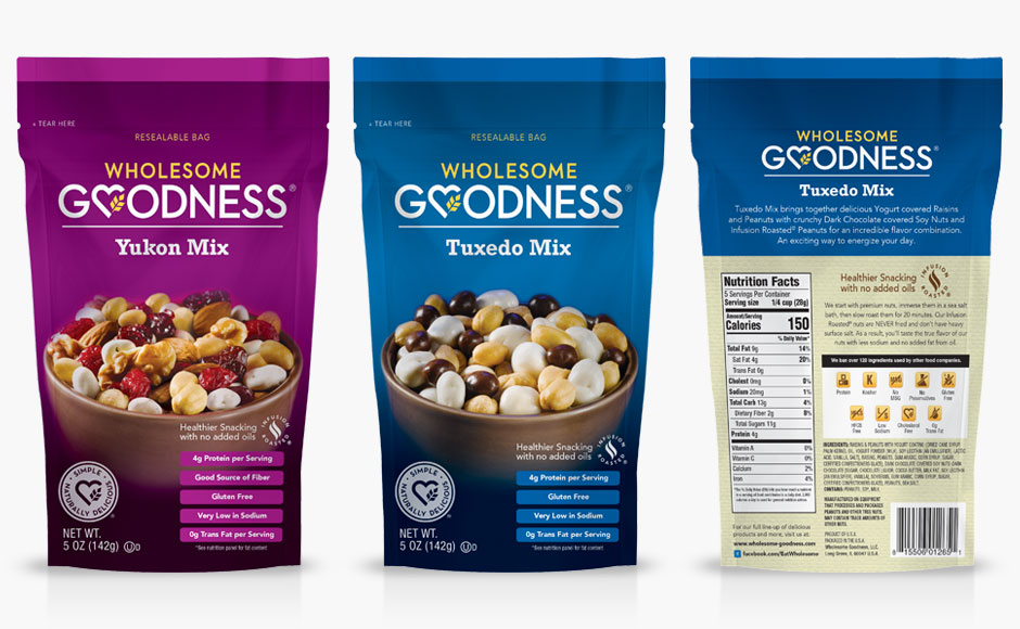 Wholesome Goodness Snack Mix Pouches Wholesome Goodness Snack Mix Pouches