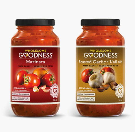 Wholesome Goodness Pasta Sauce Labels Wholesome Goodness Pasta Sauce Labels