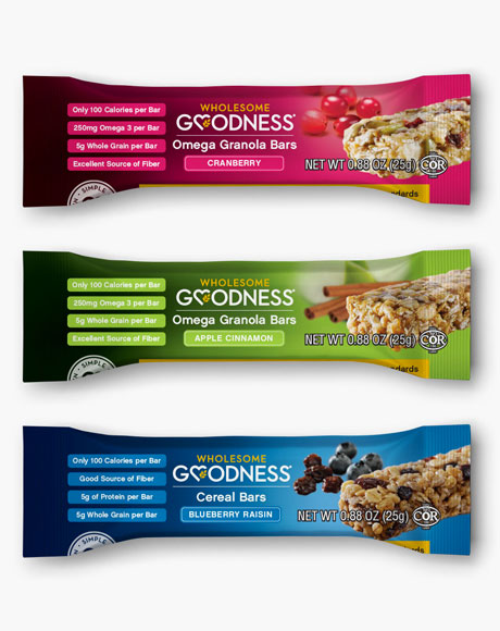 Wholesome Goodness Granola Bars Wholesome Goodness Granola Bars