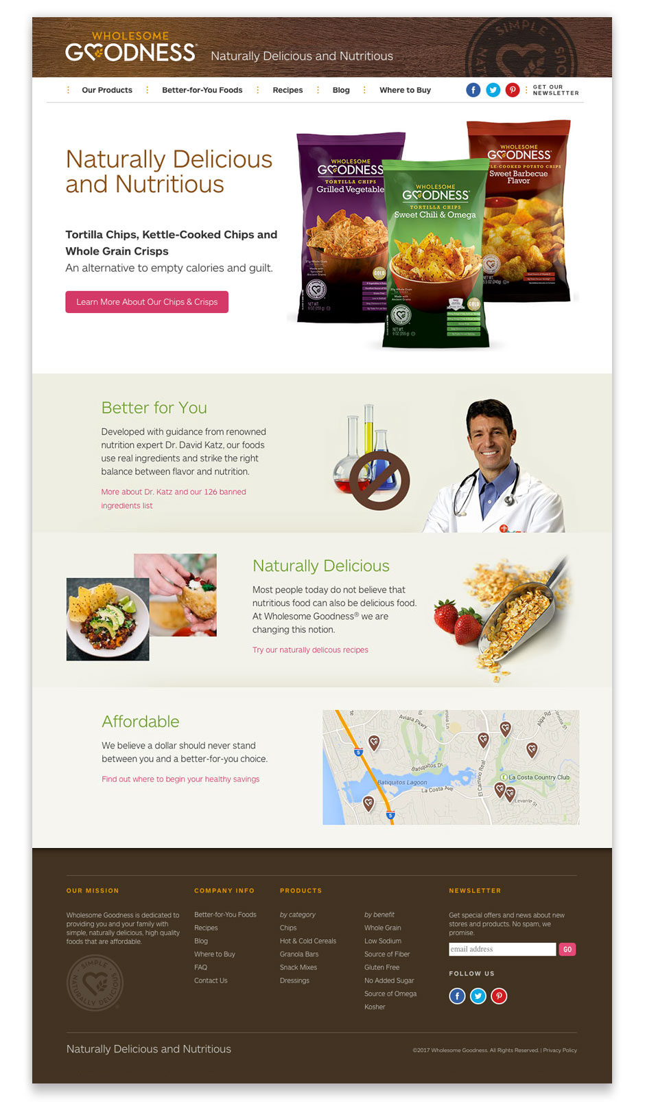 Wholesome Goodness Website Home Page Wholesome Goodness Website Home Page