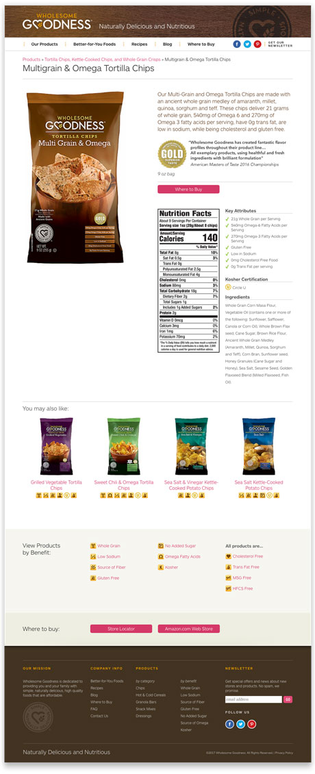 Wholesome Goodness Website Product Details Wholesome Goodness Website Product Details